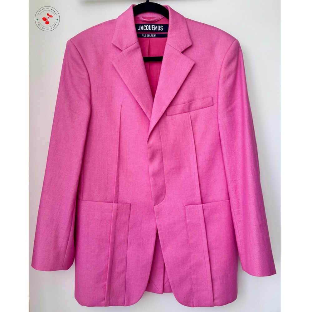 Jacquemus Le Splash Oversized Blazer in Pink